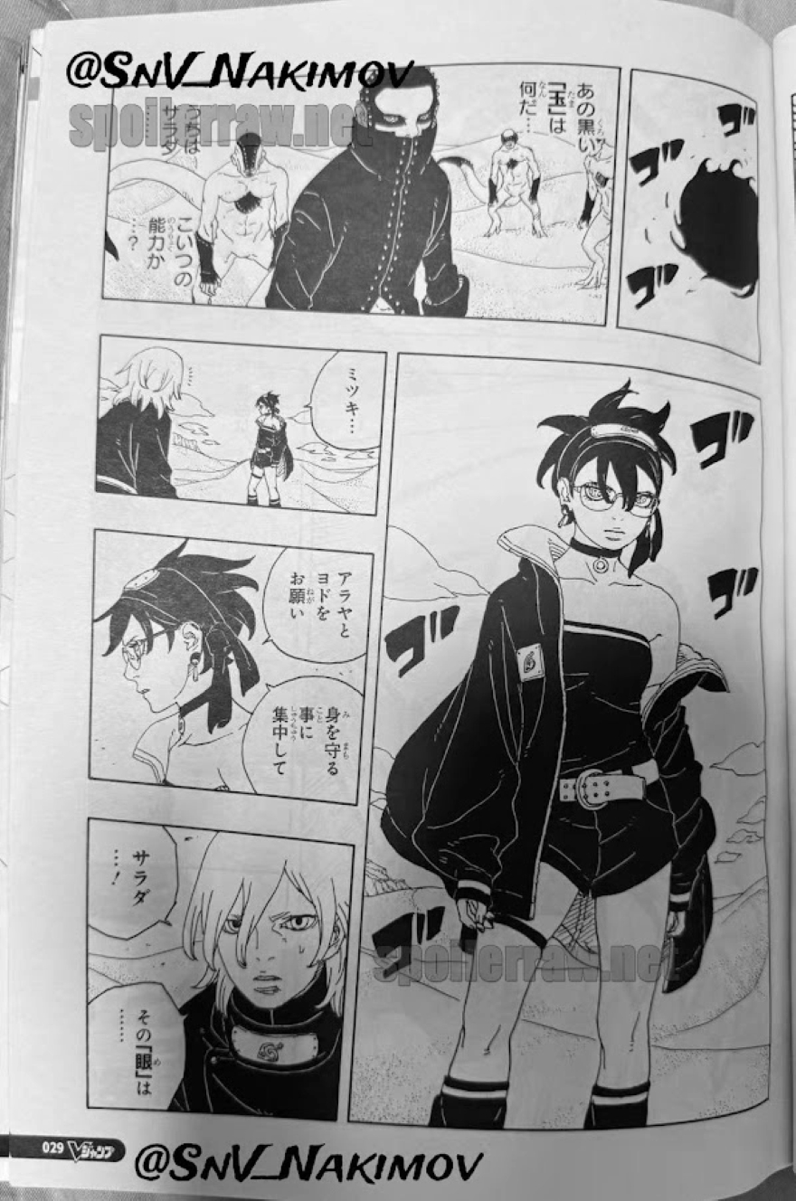Spoiler Boruto chap 101