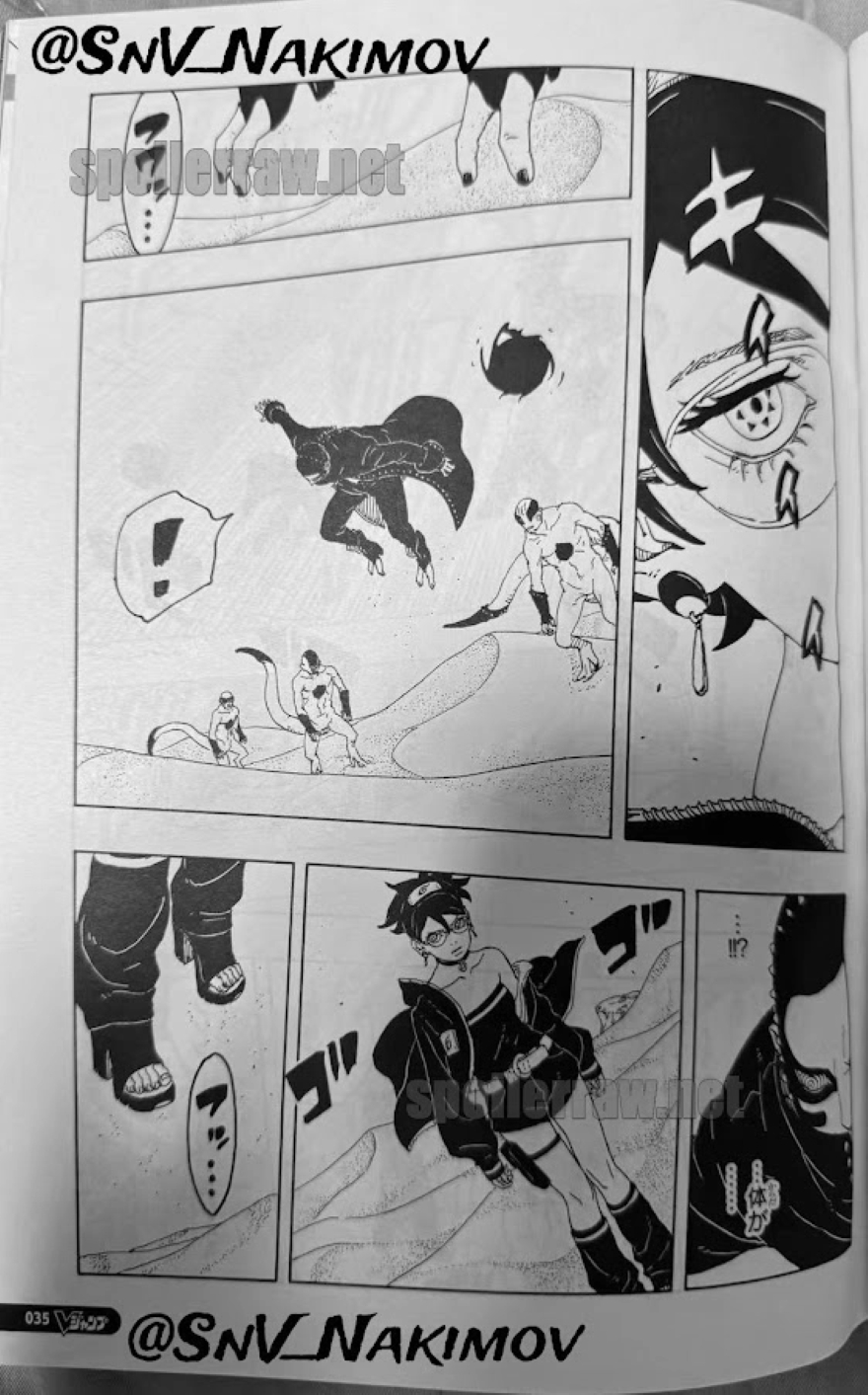 Spoiler Boruto chap 101