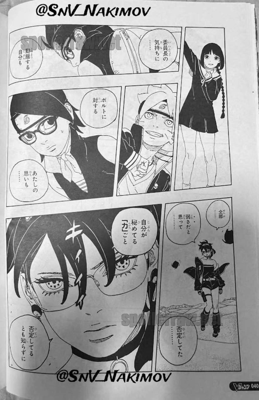 Spoiler Boruto chap 101