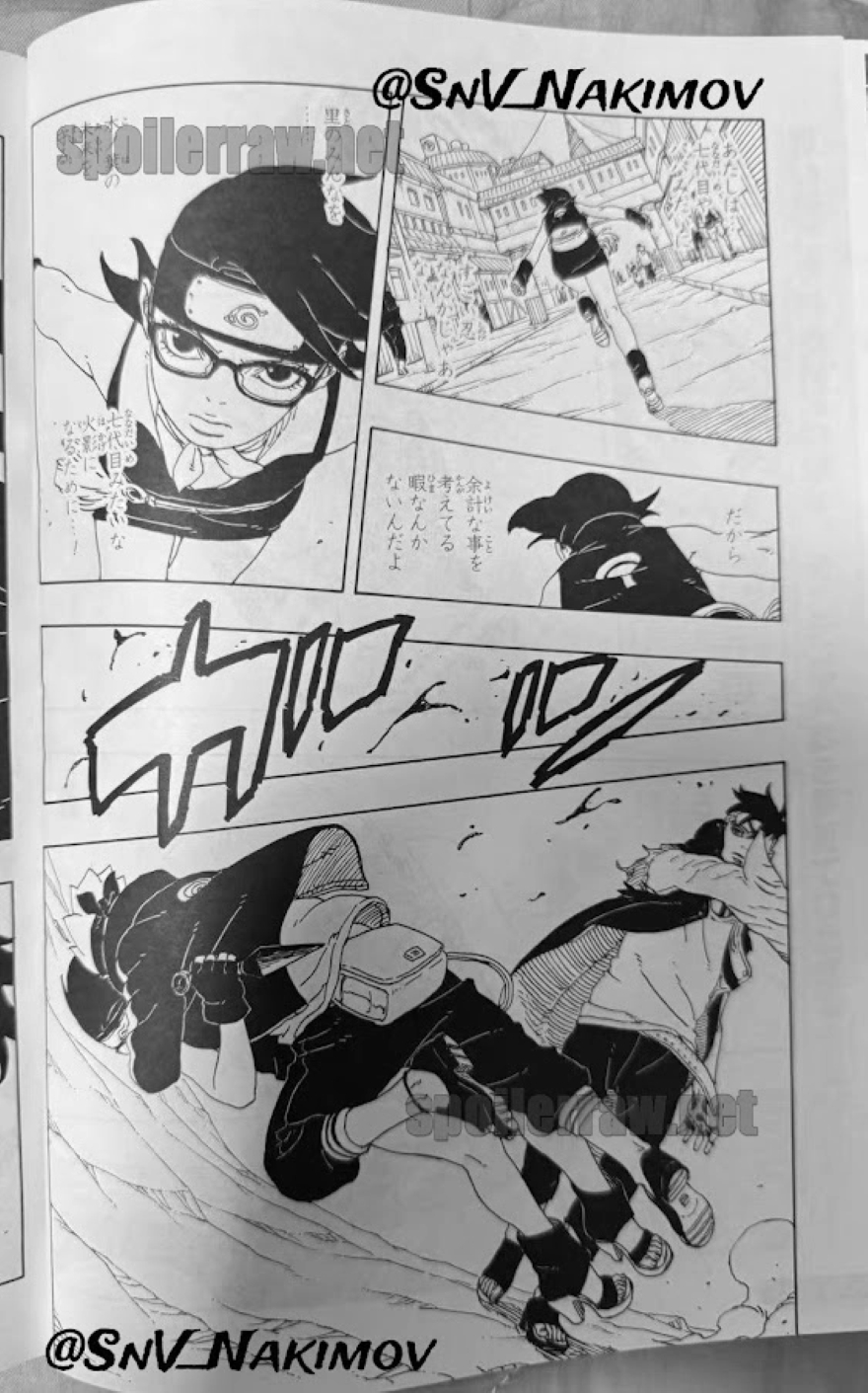 Spoiler Boruto chap 101