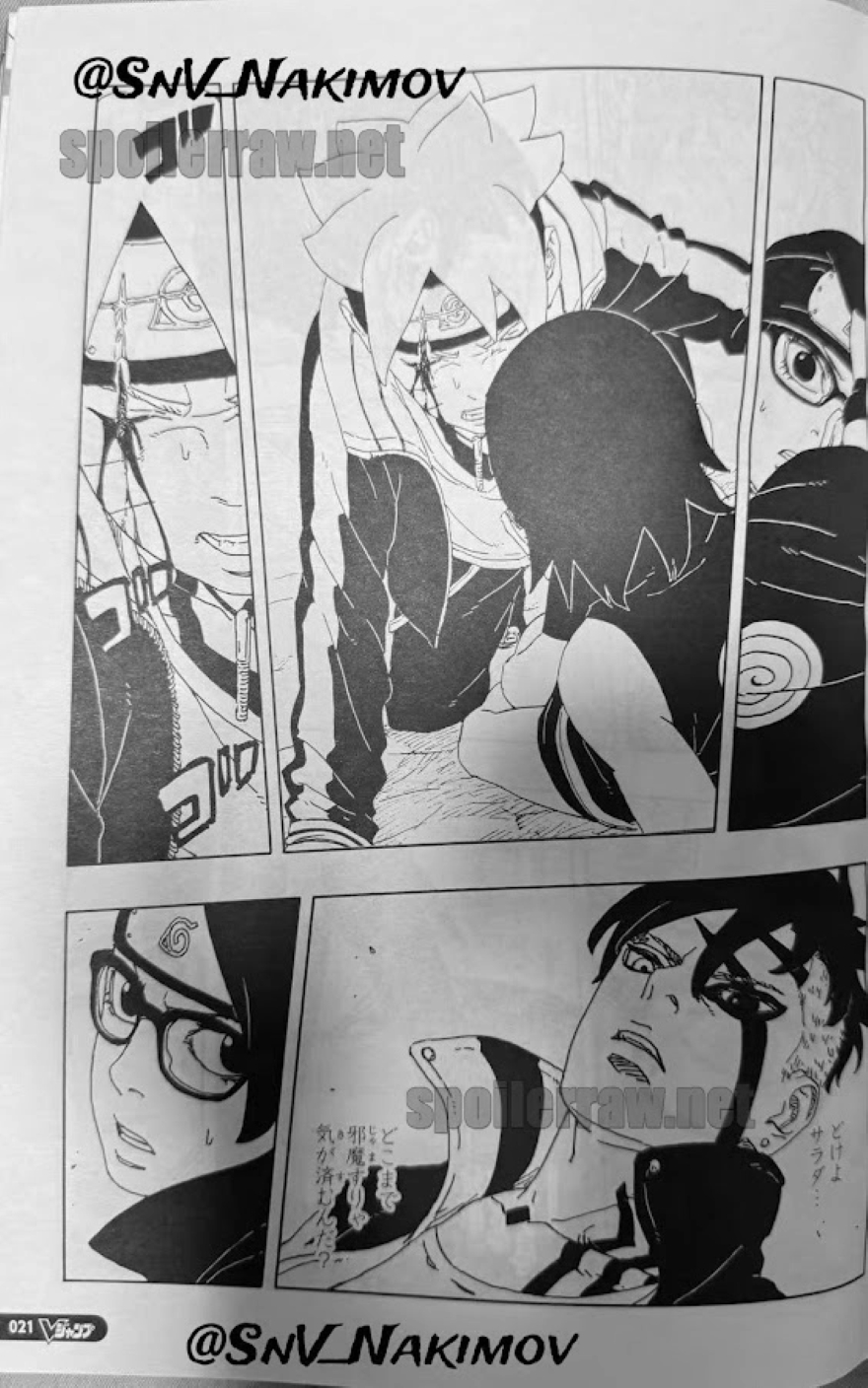 Spoiler Boruto chap 101
