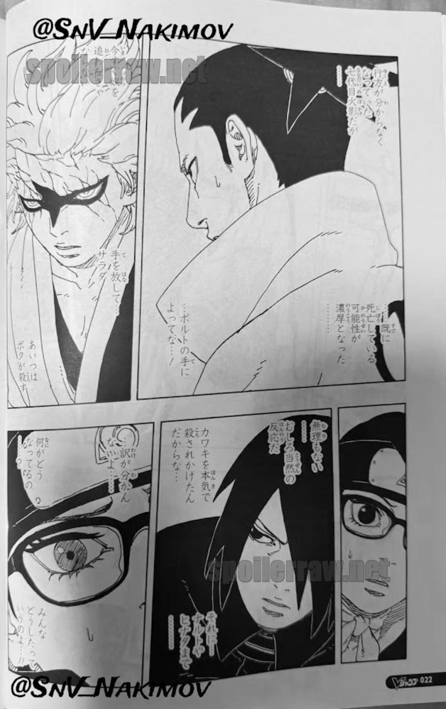 Spoiler Boruto chap 101
