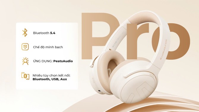 Tai nghe chụp tai SoundPEATS Space Pro