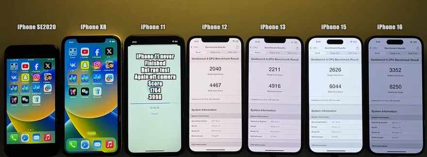 Thời lượng pin của iOS 18.4.1 trên các dòng iPhone cũ