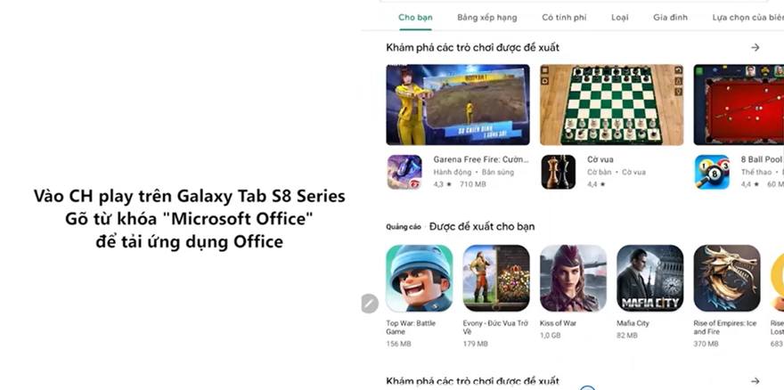 1 năm miễn phí Microsoft khi mua Galaxy Tab S10 FE ở Minh Tuấn Mobile