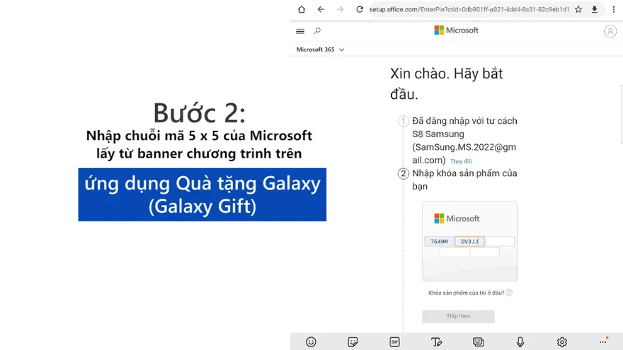 1 năm miễn phí Microsoft khi mua Galaxy Tab S10 FE ở Minh Tuấn Mobile