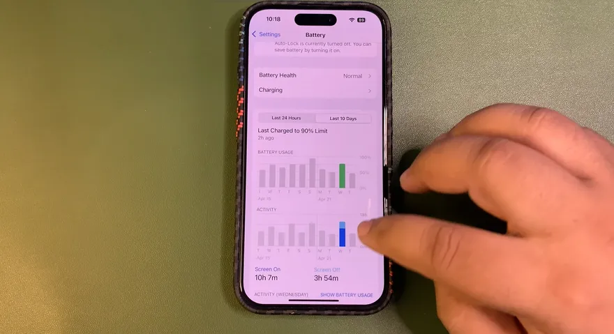 Đánh giá thời lượng pin iOS 18.5 Beta 3 sau 3 ngày sử dụng