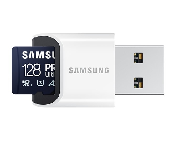 Thẻ nhớ MicroSD Samsung PRO Ultimate UHS-I 128GB kèm đầu đọc 3.0 upto 200MB/s (MB-MY128SB/WW)