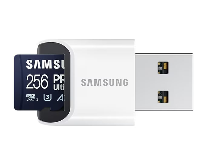 Thẻ nhớ microSD Samsung PRO Ultimate UHS-I 256GB kèm đầu đọc 3.0 upto 200MB/s (MB-MY256SB/WW)