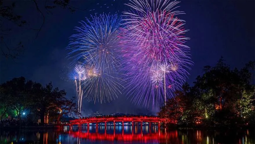 Tổng hợp địa điểm bắn pháo hoa dịp 30/4/2025 tại Hà Nội