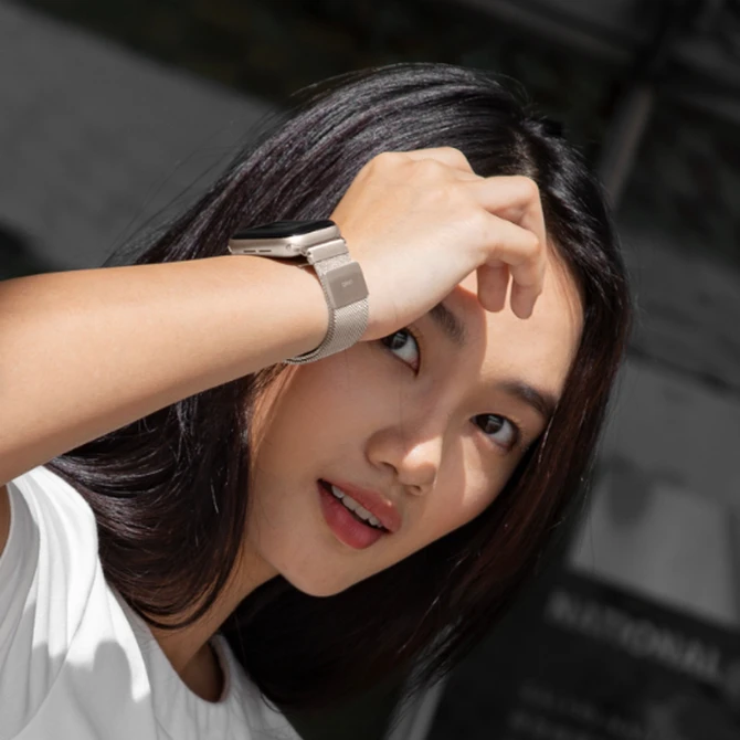 Dây đeo Apple Watch 38/40/41 mm UNIQ Dante Milan Mesh Steel Strap