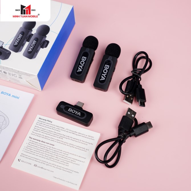 Micro không dây Boya BY-V20 v2.0