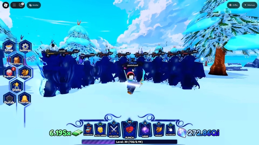 Bí kíp farm boss Winter Raid cực đỉnh trong Arise Crossover