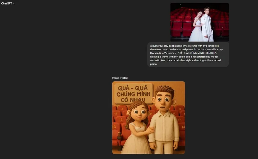Cách tạo ảnh đất sét bằng ChatGPT