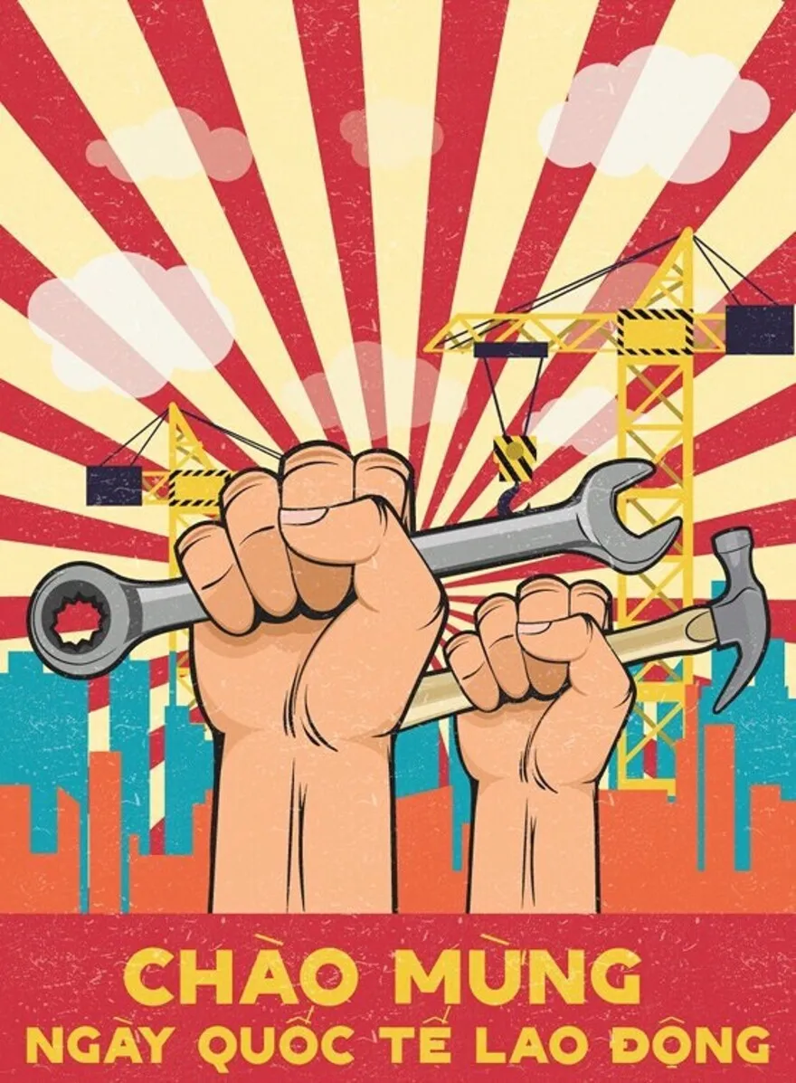 Lưu ngay bộ hình nền mừng ngày 1/5 cho điện thoại