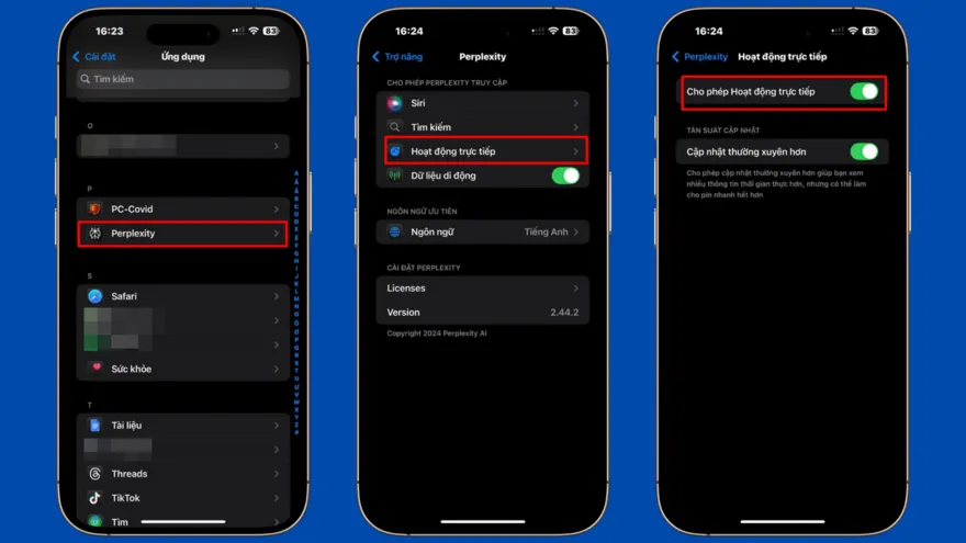 Cách cài Perplexity làm trợ lý cho iPhone