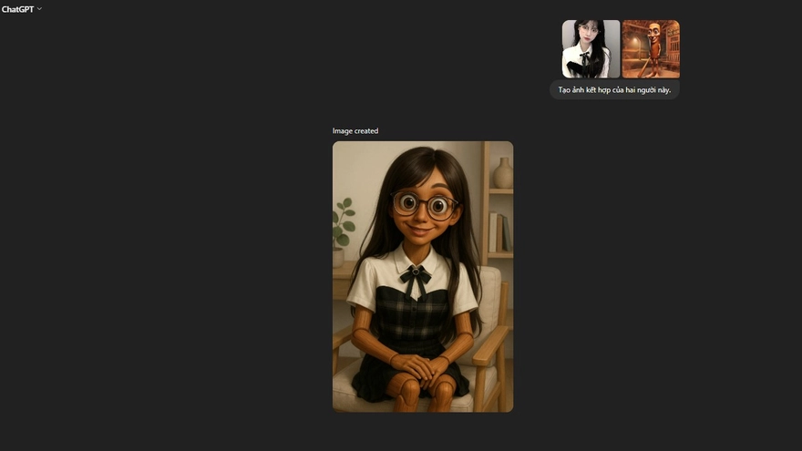Cách tạo ảnh có con với Tung Tung Tung Sahur bằng ChatGPT