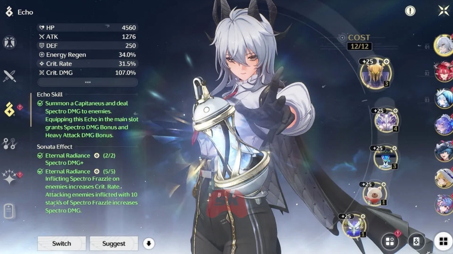 Hướng dẫn build Zani wuthering waves