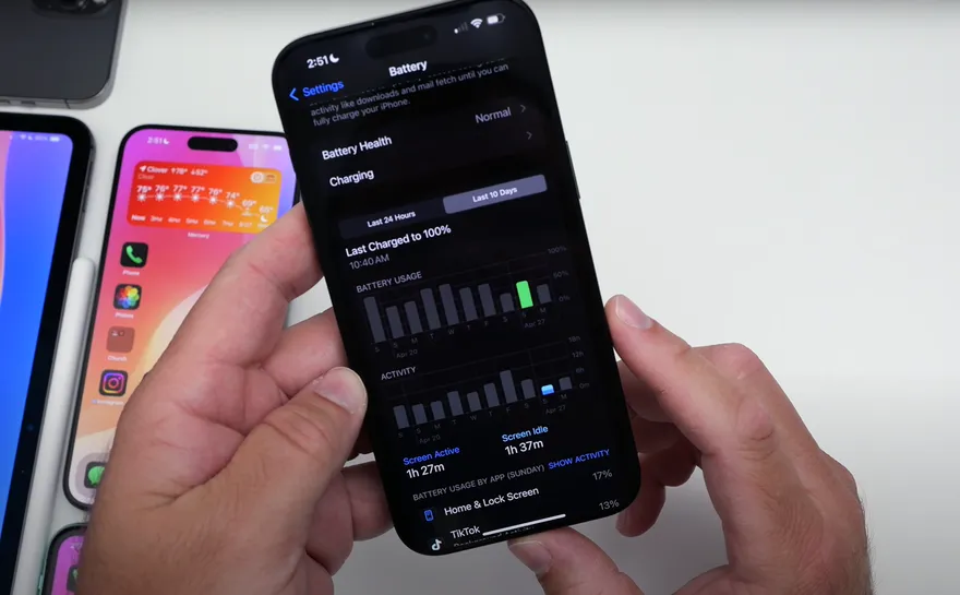 Review nhanh iOS 18.5 Beta 4: Thời lượng pin và hiệu năng