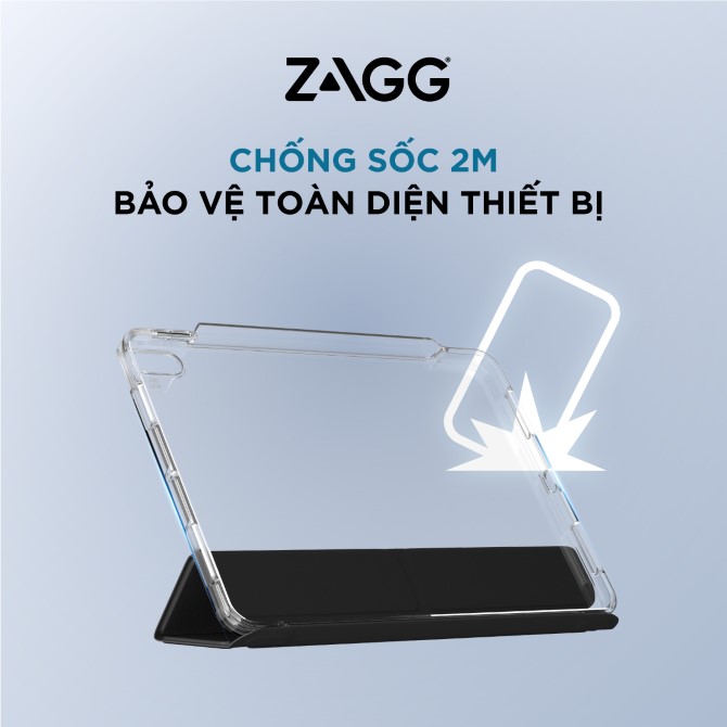 Bao da iPad Air 11 inch (Air 7/6/5/4) ZAGG Crystal Palace Folio