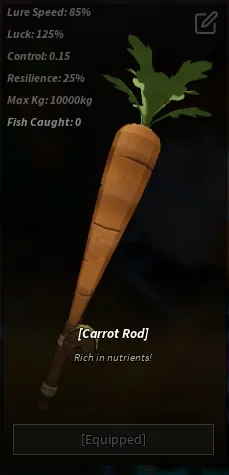 Cách nhận Carrot Rod trong Fisch