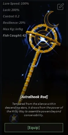 Cách sở hữu Astralhook Rod trong Fisch