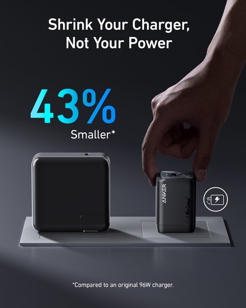 Cốc sạc nhanh Anker 100W 3 cổng Prime A2343