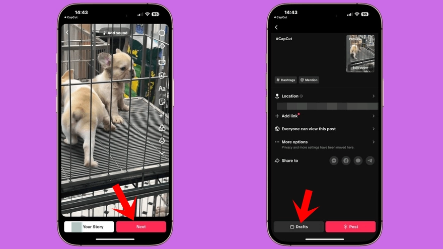 Cách lưu video CapCut về máy không dính logo