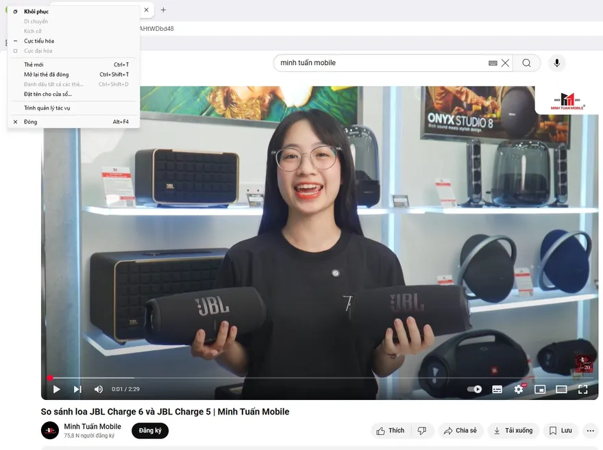 Cách chặn quảng cáo YouTube trên trình duyệt Cốc Cốc