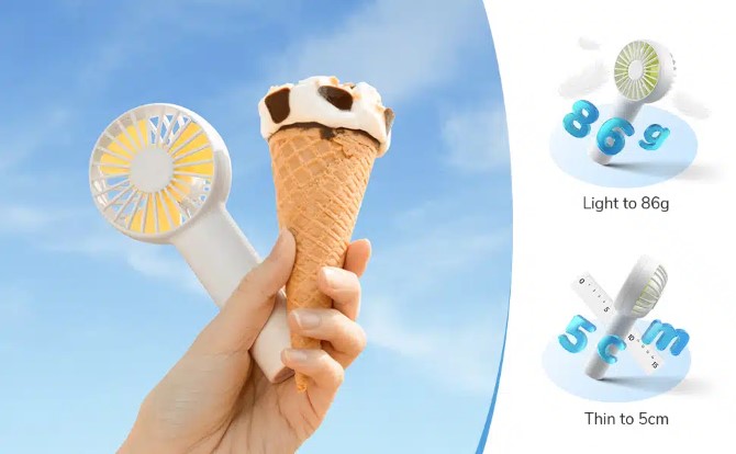 Quạt cầm tay mini JisuLife FA20 2000 mAh