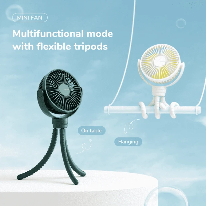 Quạt kẹp đa năng JisuLife Mini FA40 4000mAh