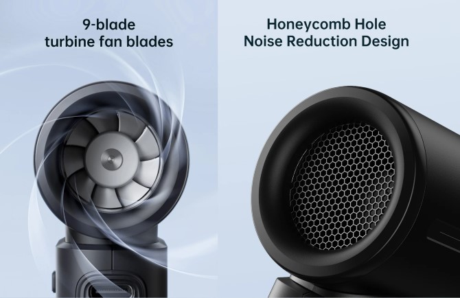 Quạt cầm tay mini JisuLife Life 9 5000 mAh