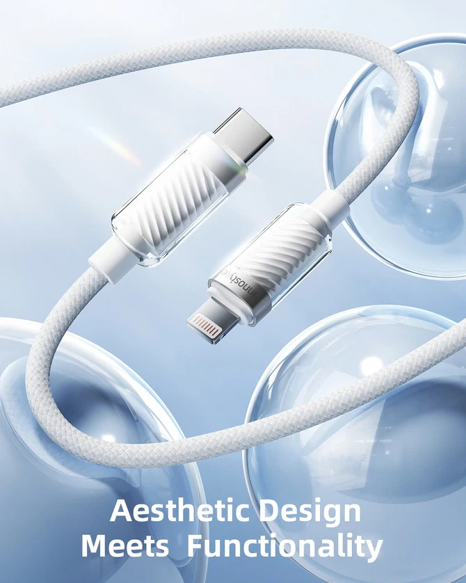 Cáp Type-C to Lightning Innostyle CryStalShine 1.5m