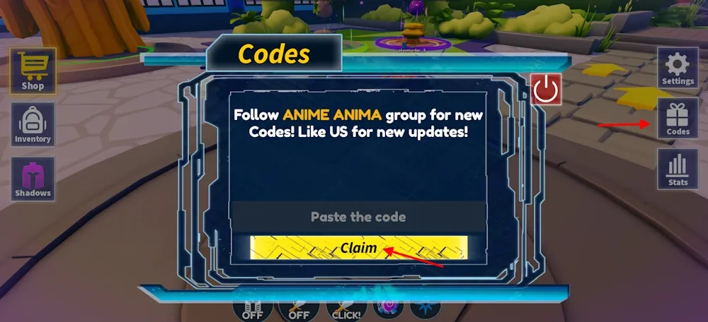 Tất cả các mã code Anime Arise Evolution mới nhất 2025