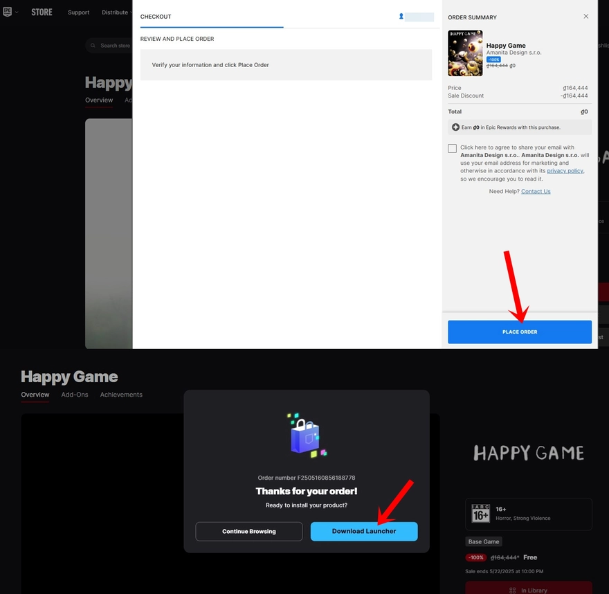 Cách nhận game miễn phí trên Epic Games 2025