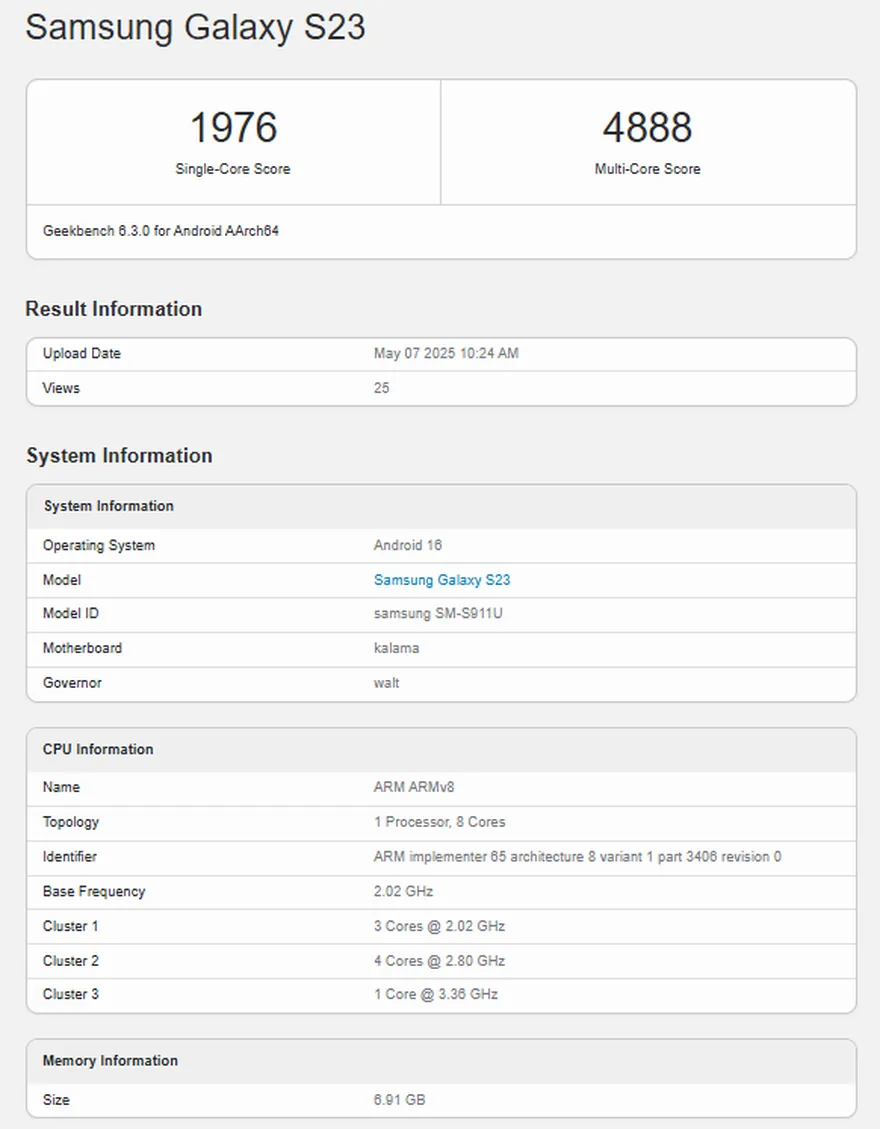 One UI 8 đã đến tay người dùng Galaxy S23