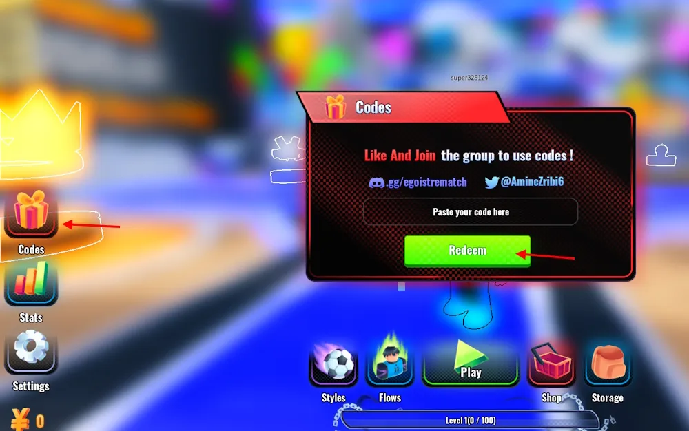 Tổng hợp toàn bộ code Egoist Rematch mới nhất 2025