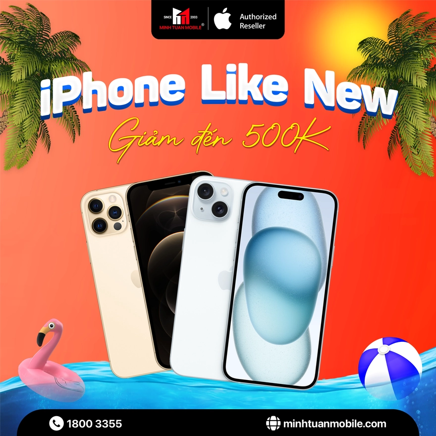 Giảm đến 500k khi mua iPhone tại Minh Tuấn Mobile