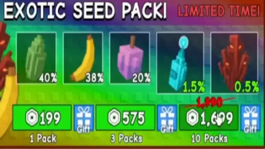 Grow A Garden: Cách sở hữu Rainbow Sack