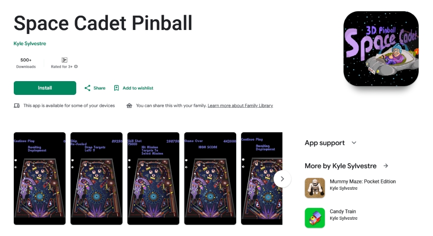 tải và cài đặt Pinball Windows XP trên Android