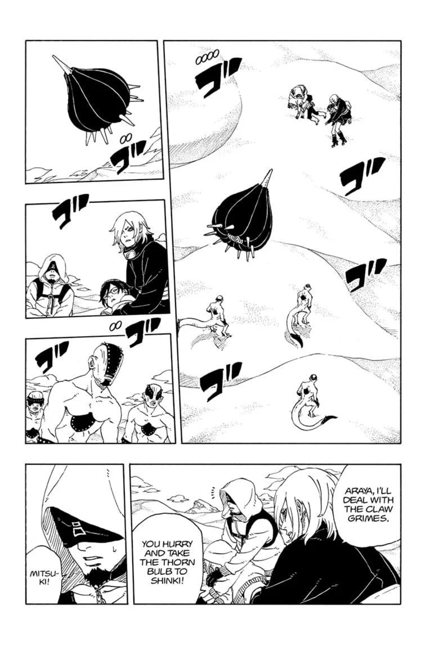 Spoiler Boruto chap 102