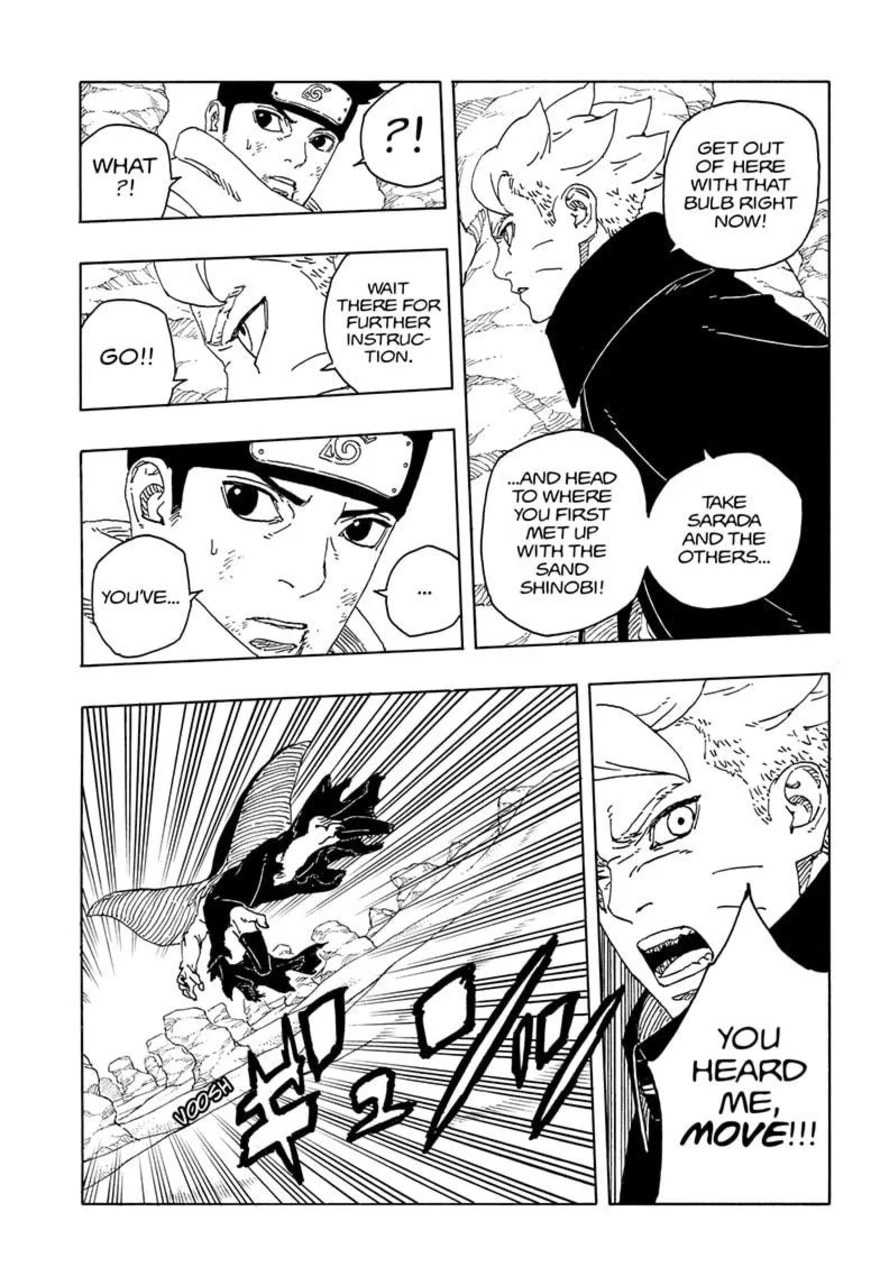Spoiler Boruto chap 102