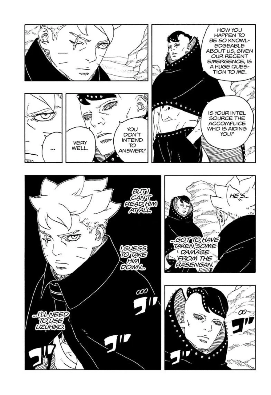 Spoiler Boruto chap 102