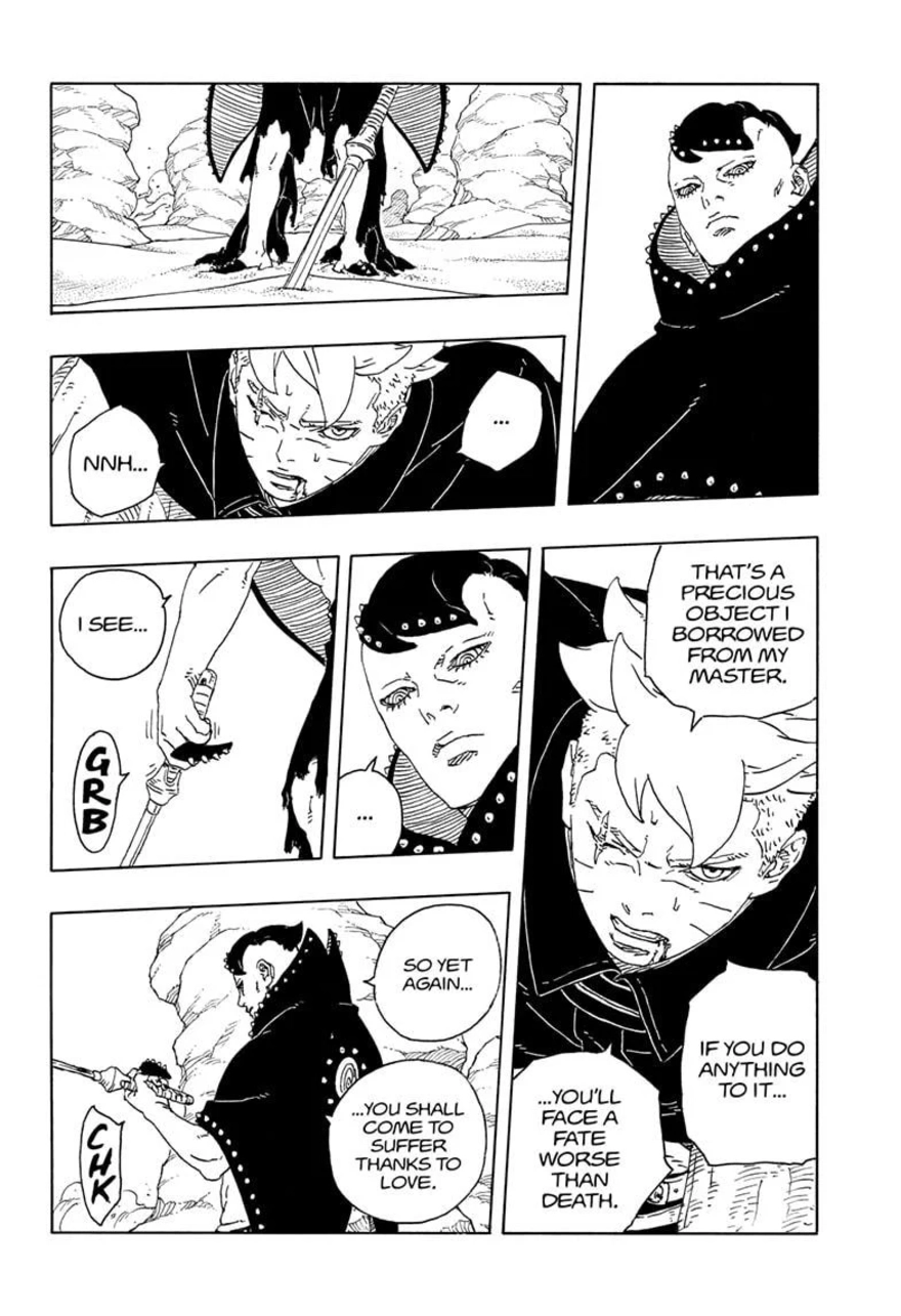 Spoiler Boruto chap 102