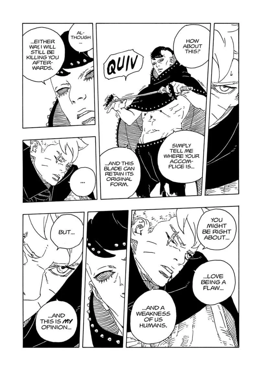 Spoiler Boruto chap 102