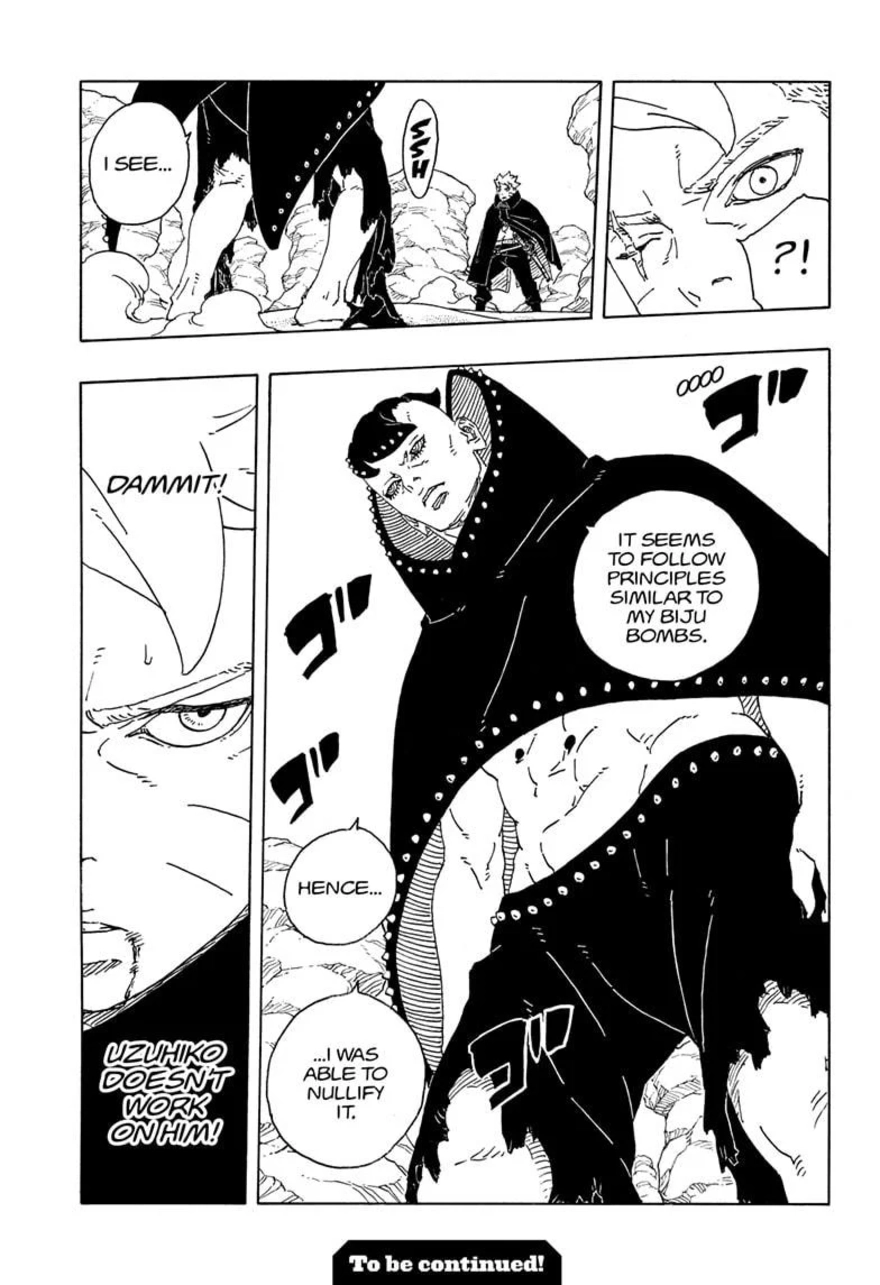 Spoiler Boruto chap 102