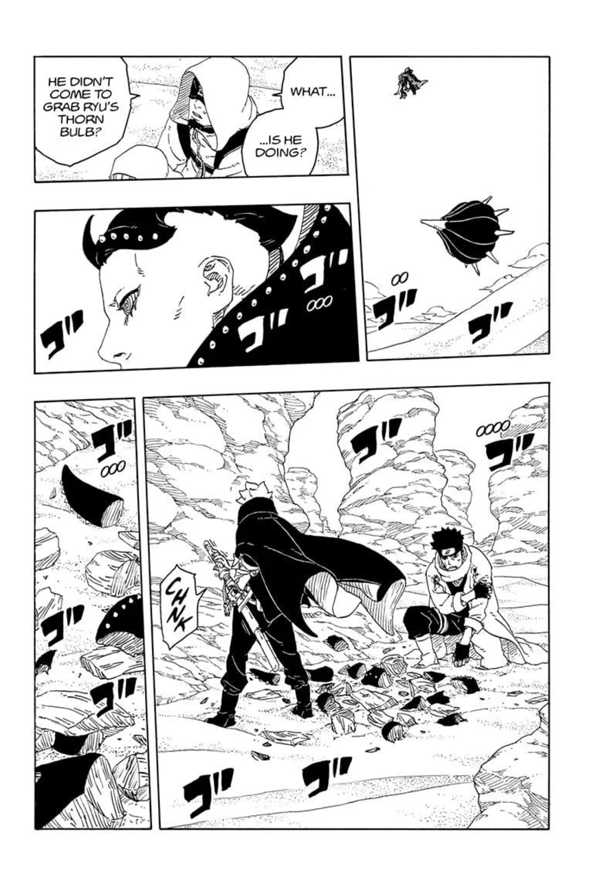Spoiler Boruto chap 102