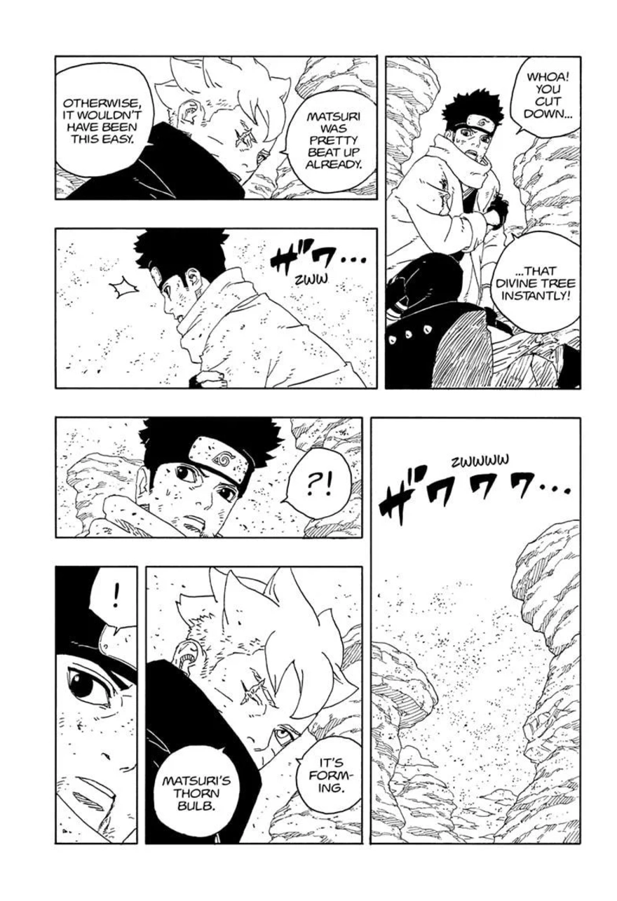 Spoiler Boruto chap 102
