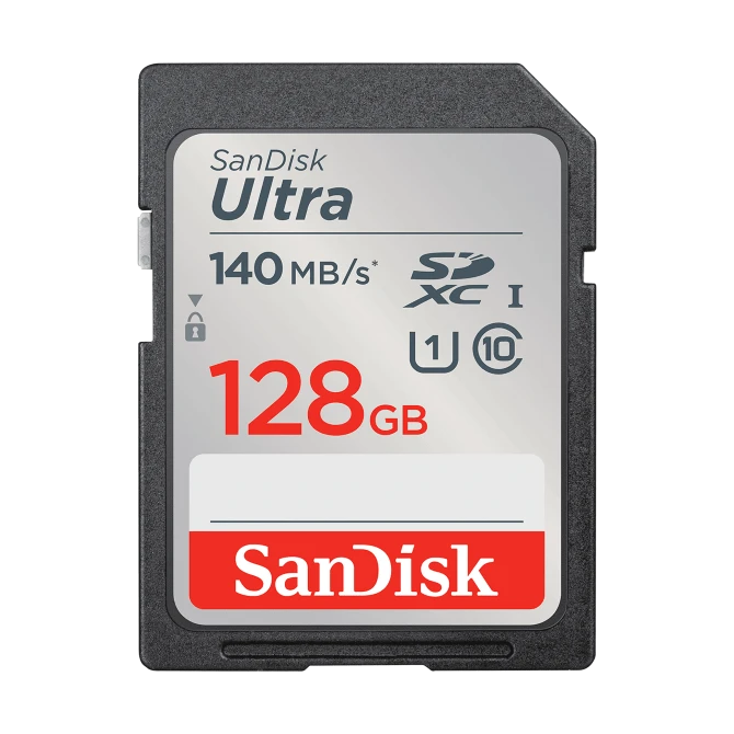 Thẻ nhớ SDXC Sandisk Ultra 128GB UHS-I 140MB/s (SDSDUNB-128G-GN6IN)