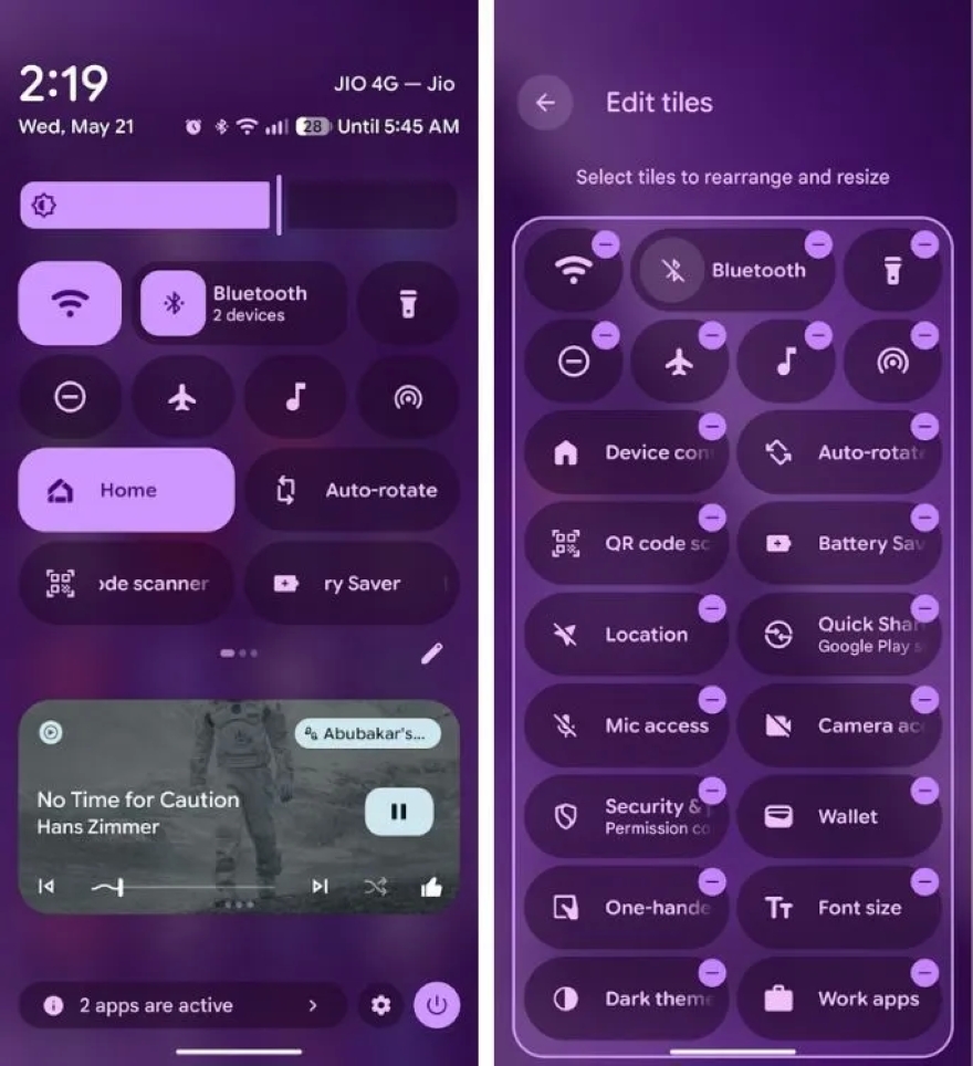 Android 16 QPR1 Beta bùng nổ với giao diện Material 3 mới